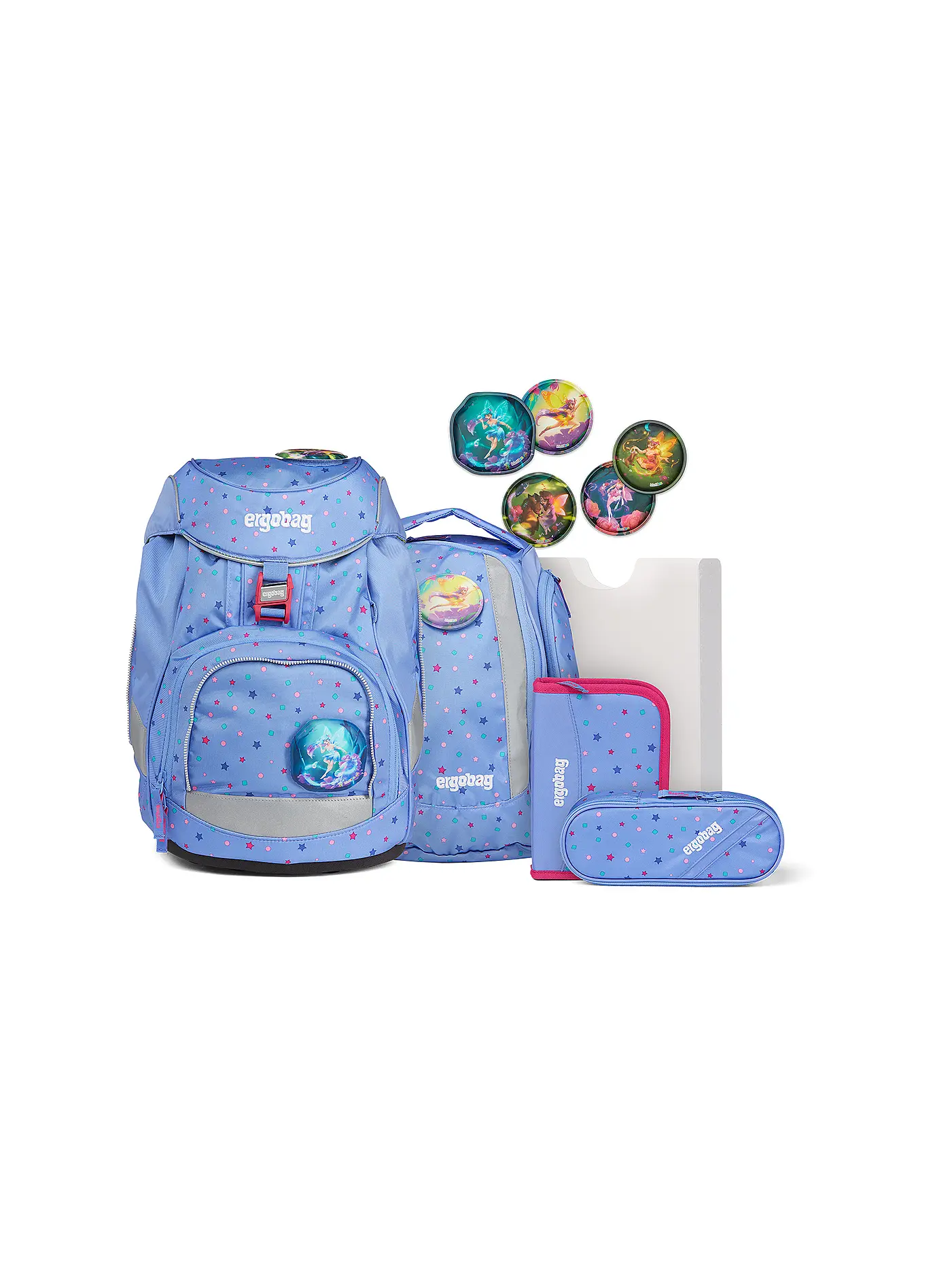 ERGOBAG | Schultaschen Set 6 tlg. Pack - Bärzaubernd | 